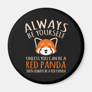 Imã Sempre Seja Um Pet Animal Pet Bonito De Panda Verm
