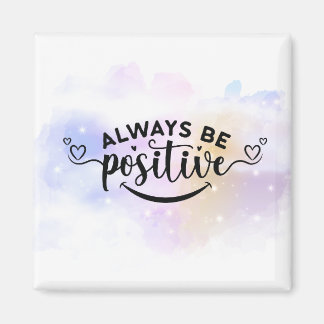 Imã Sempre Ser Positivo Amarelo Roxo