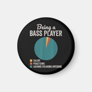 Imã Sendo um cantor de guitarra Baixo Engraçado Musico
