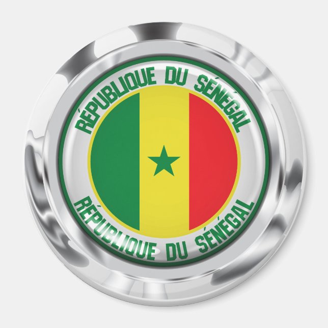 Imã Senegal Round Emblem (Frente)