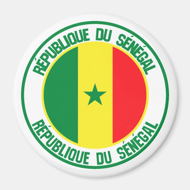 Imã Senegal Round Emblem (Frente)