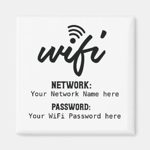 Imã Senha de rede simplificada detalhada do WiFi