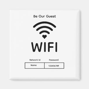 Imã Senha do nosso Wi-Fi de convidados 