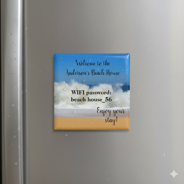 Imã Senha Wifi De Aluguel De Férias Do Magnet Beach Ho (Criador carregado)