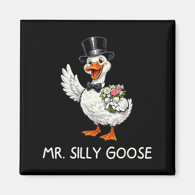 Imã Senhor Ganso Bobo Casamento Despedida de Solteiro  (Frente)