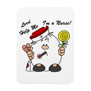 Ímã Senhor me ajude, sou enfermeira