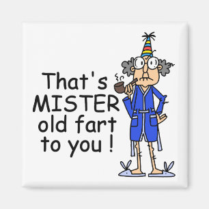 Imã Senhor Velho Fart Aniversário Humor