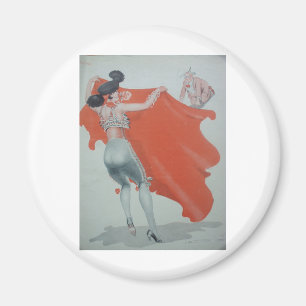 Imã senhora Bullfighter Guardarar Fora do 1920