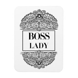 Ímã Senhora Chefe - Empoderamento Elegante