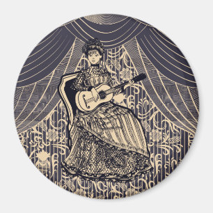 Imã Senhora com guitarra