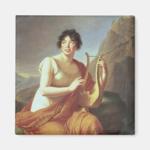 Imã Senhora de Stael como Corinne, 1809
