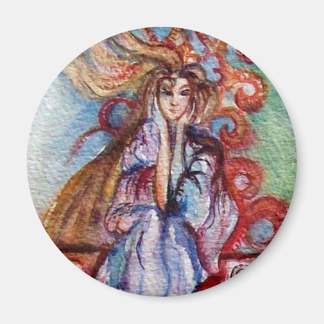 Imã SENHORA DO LAGO, Mágica e Mistério (Frente)