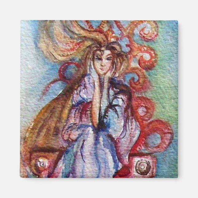 Imã SENHORA DO LAGO, Mágica e Mistério (Frente)