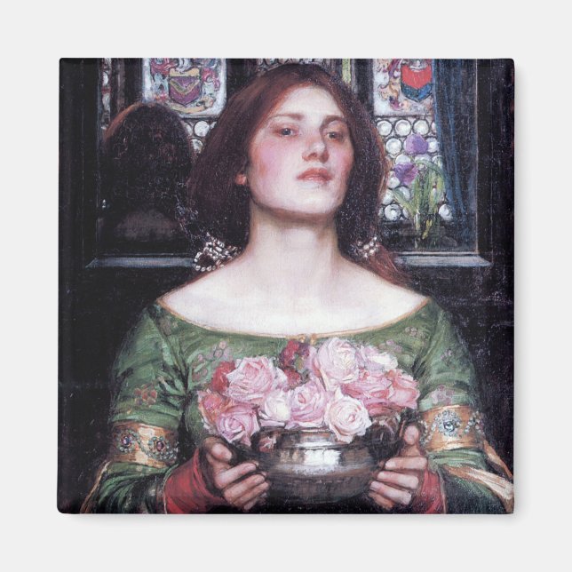 Imã Senhora e Rosas, John William Waterhouse (Frente)