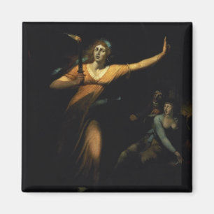 Imã Senhora Macbeth Sleepwalking, 1783 (óleo em