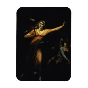 Ímã Senhora Macbeth Sleepwalking, 1783 (óleo em