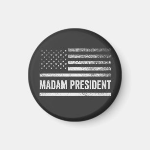 Imã Senhora Presidente Harris Walz American Flag Elect