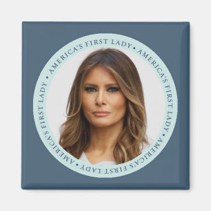 Imã Senhora Quadrado Ímã do TRUNFO de Melania primei