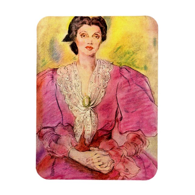 Ímã senhora rosa (Vertical)