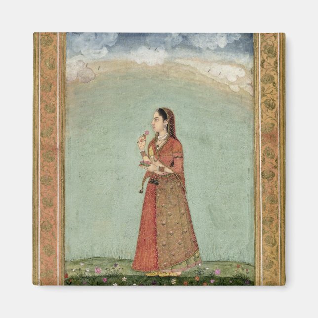 Imã Senhora segurando uma tigela de rosas, do Pequeno  (Frente)