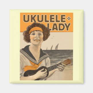 Imã Senhora Ukulele #2 Magnet