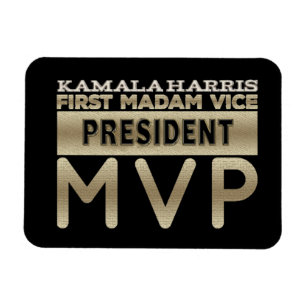 Ímã Senhora Vice-Presidente Kamala Harris MVP