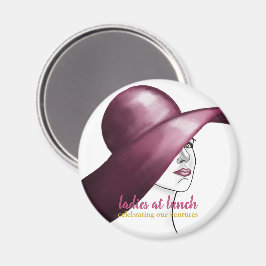 Imã Senhoras no almoço - Magneta Elegante Keepsasasasa