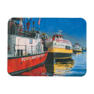 Ímã Senhorita Portland Bombeiros e Ferries da Baía de