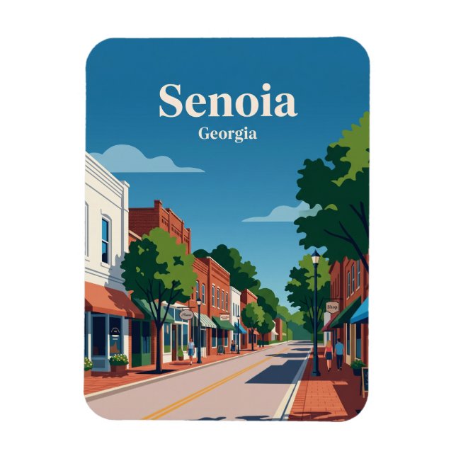 Ímã Senoia Geórgia (Vertical)