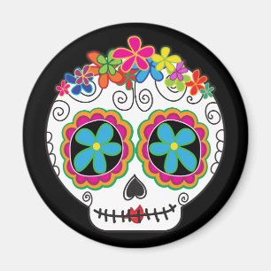 Imã Señorita Calavera Dia do Crânio do Açúcar Morto