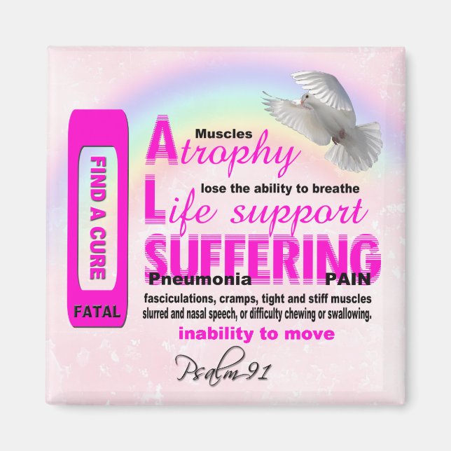 Imã SENSIBILIZAÇÃO ALS - Magnet (Frente)