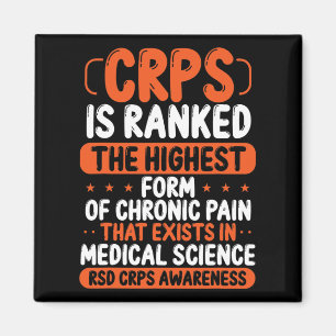 Imã Sensibilização CRPS Dor Crônica Faixa laranja RSD