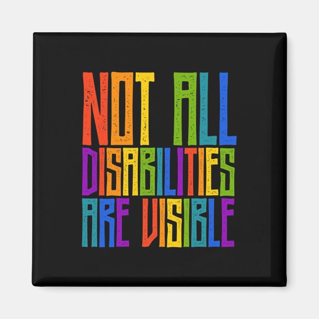 Imã Sensibilização Deficientes Nem Todas As Deficiênci (Frente)