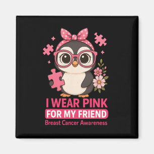 Imã Sensibilização Do Cancer Eu Visto Rosa Para O Meu