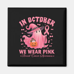 Imã Sensibilização do Cancer no Halloween Em Outubro N