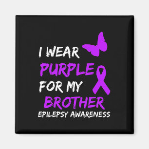Imã Sensibilização Epilepsia Eu Visto Roxo Para Meu Ir