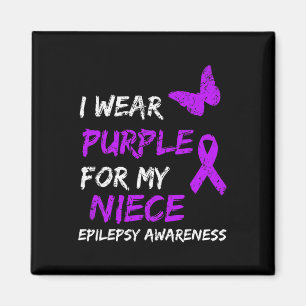 Imã Sensibilização Epilepsia Eu Visto Roxo Para Minha