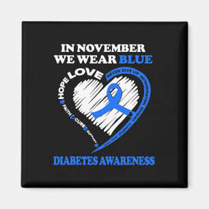 Imã Sensibilização para a diabetes em novembro Vestimo