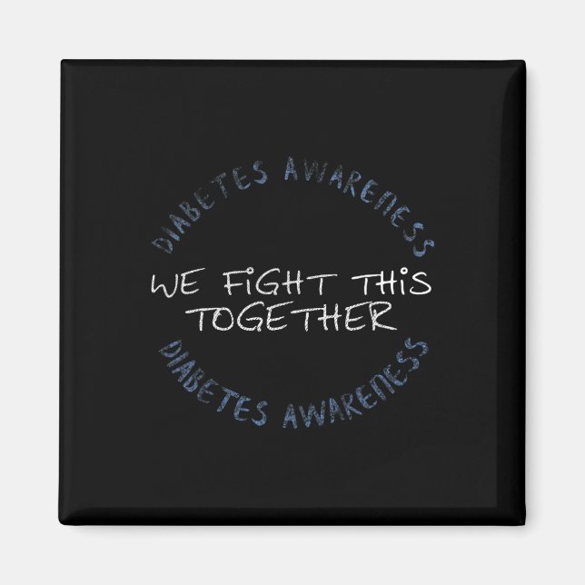 Imã Sensibilização para a diabetes T1D - Diabetes Famí (Frente)