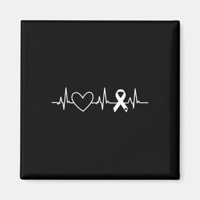 Imã Sensibilização para a Doença Cardíaca Mês Fita Ver (Frente)