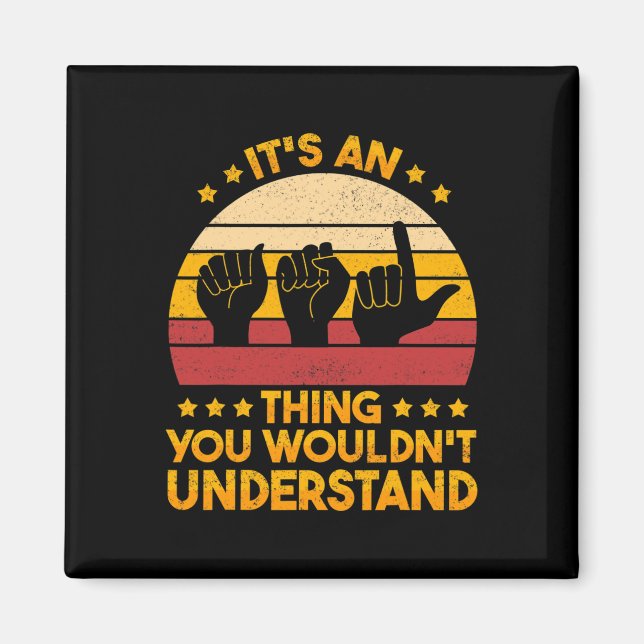 Imã Sensibilização para a linguagem gestual e ASL 1 (Frente)