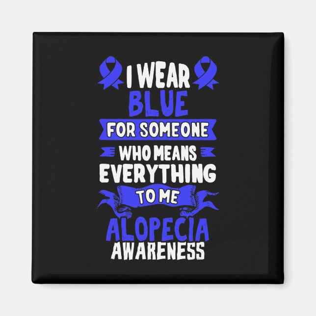 Imã Sensibilização para a perda de cabelo - Alopecia A (Frente)