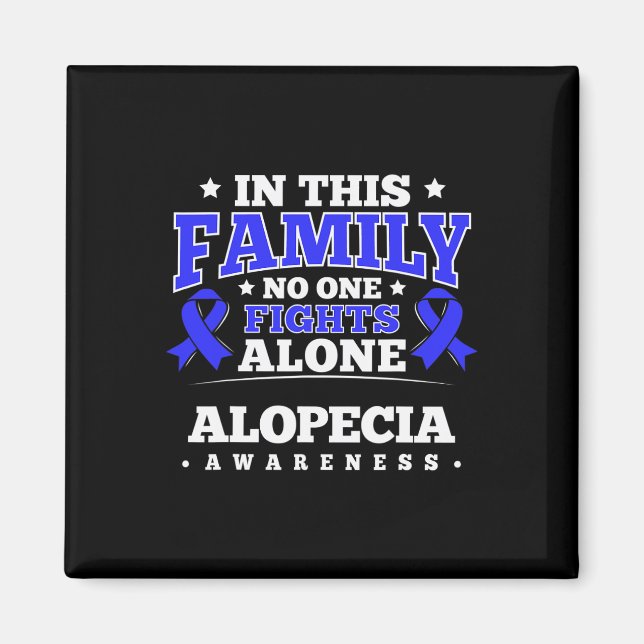 Imã Sensibilização para a perda de cabelo Fita Alopeci (Frente)