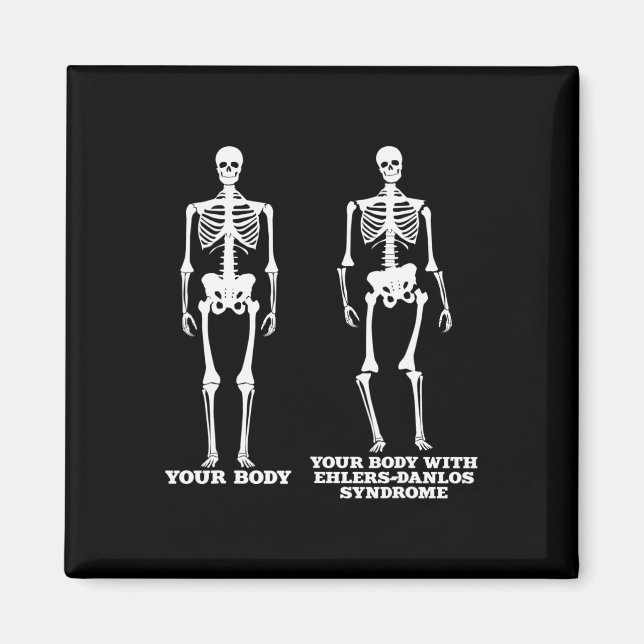 Imã Sensibilização para a síndrome de Ehlers-Danlos (Frente)