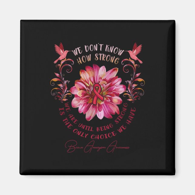 Imã Sensibilização para o Aneurísmo Flor Não sabemos o (Frente)