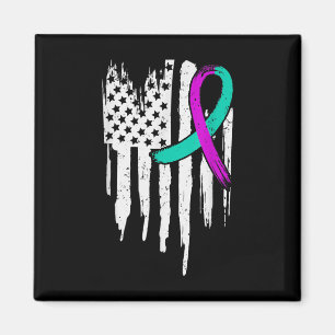 Imã Sensibilização para o suicídio Usa Bandeira Americ