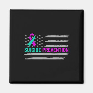 Imã Sensibilização para o suicídio Usa Bandeira Americ