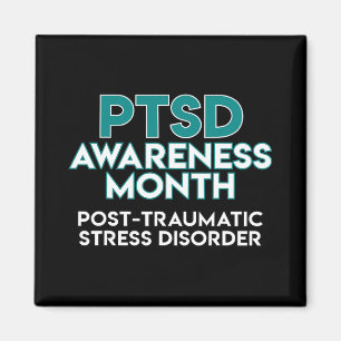 Imã Sensibilização Ptsd Mês Posto Desordem de Estresse