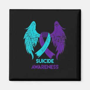 Imã Sensibilização Suicida Alas De Camisa E Teto De Fi