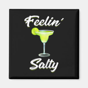 Imã Sentindo Salty Funny Cinco De Mayo Margarita T Shi